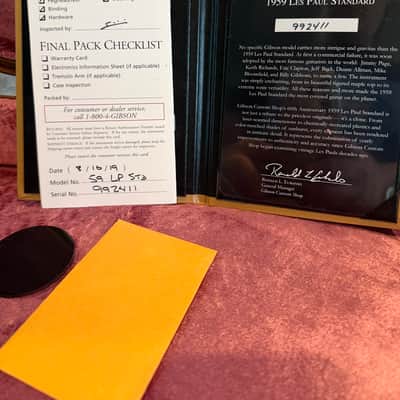 Gibson 60th ANNIVERSARY  '59 Les Paul Custom Shop  2019 - Southern Fade VOS R9 1959 Historic Reissue image 4