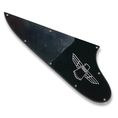 Single Ply Black Gloss Pickguard for Epiphone Thunderbird Bass OPTION 1 + Decal Made In USA image 4