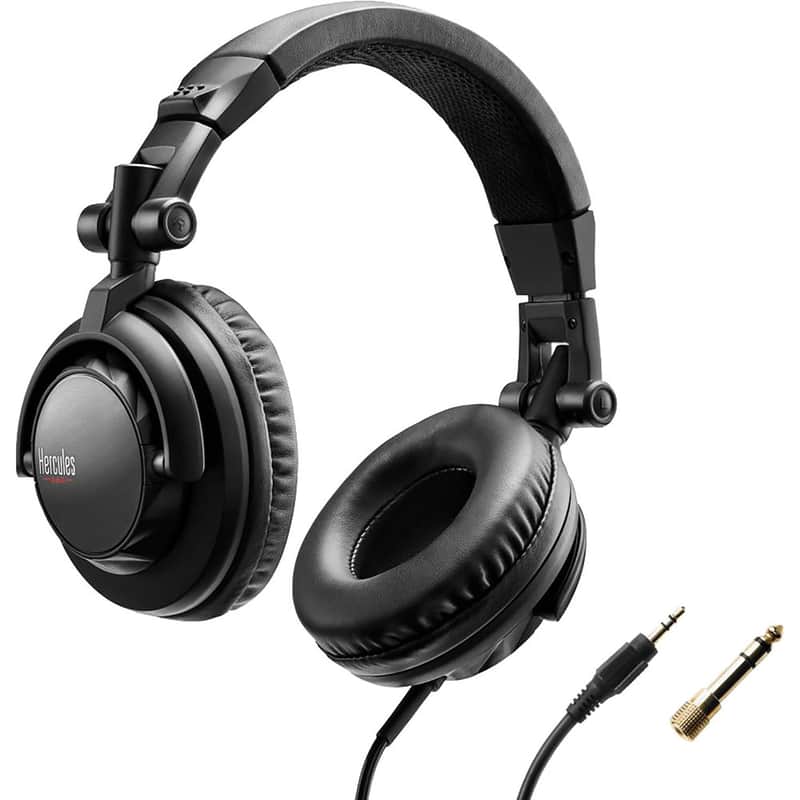 Hercules HDP DJ45 Closed-Back, Over-Ear DJ Headphones image 1