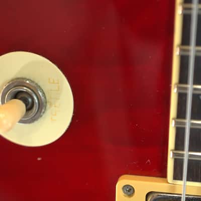 Tokai Love Rock LS90Q Quilt Maple Top Les Paul MIJ Japan 2009 Heritage Dark Cherry image 9