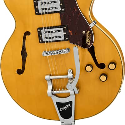 Gretsch G2622T Streamliner Center Block Double-Cut Guitar with Bigsby, Laurel Fingerboard, BroadâTron BT-3S Pickups, Village Amber image 2