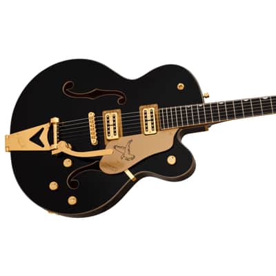 Gretsch Synchromatic Falcon Hollow Body Single-Cut Bigsby Black - Semi Acoustic Guitar image 3