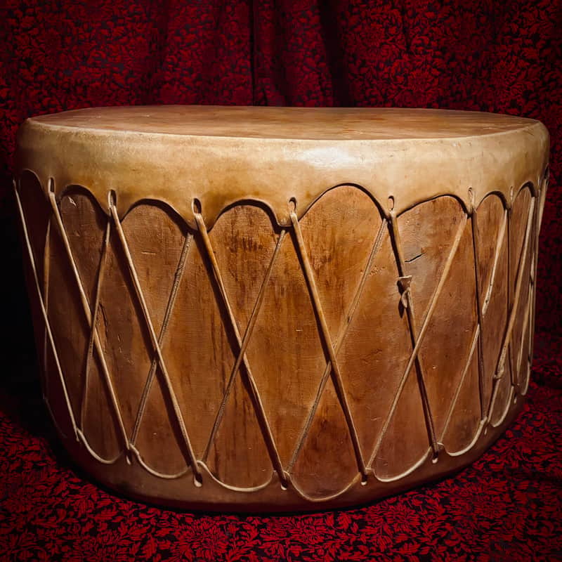 Native American Ceremonial Powwow Drum Large image 1