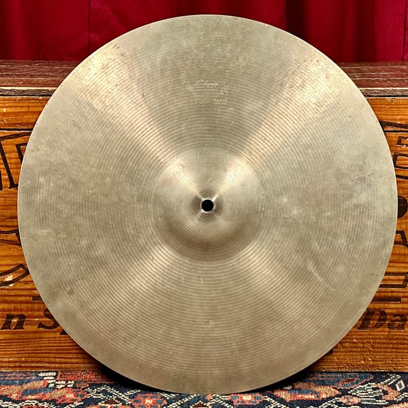 16" Paiste 1960s Ludwig Standard Crash Cymbal 889g Swiss Made *Video Demo* image 1