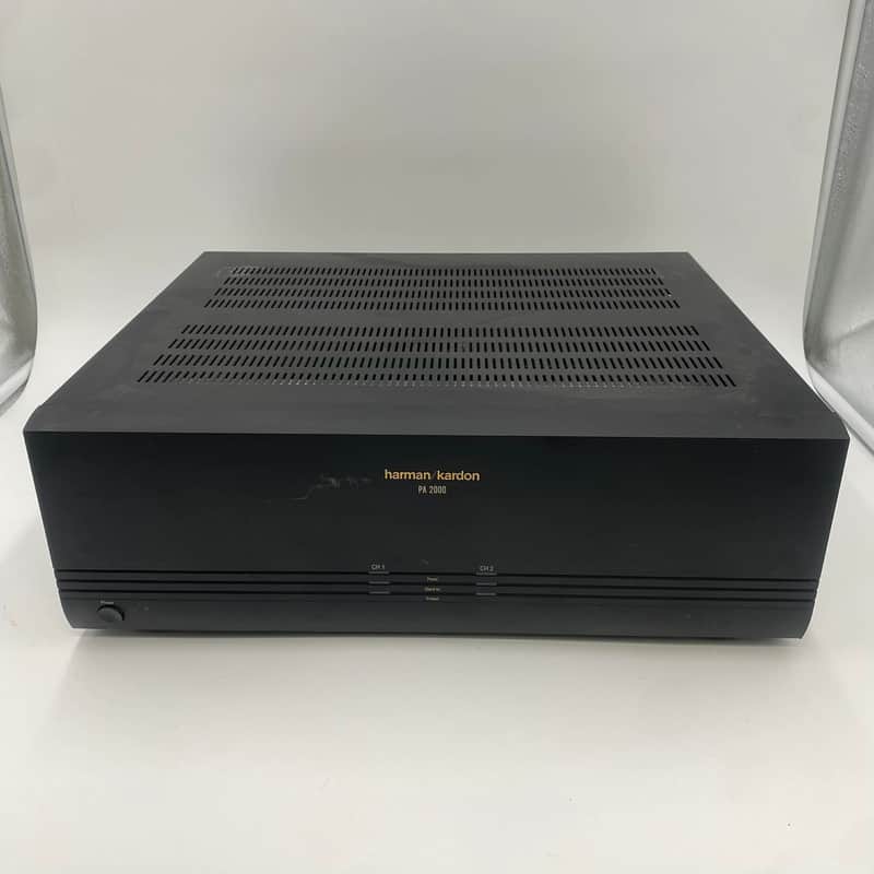 Harman Kardon PA-2000 200-Watts Power Amplifier 2000's - Black image 1