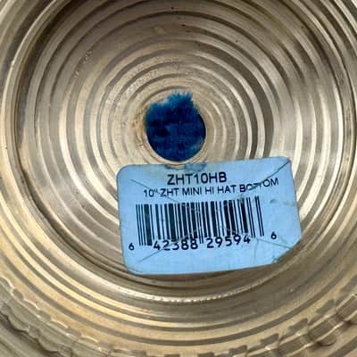 ULTRA RARE 10” Zildjian ZXT MINI HIHATS 452g 460g image 12