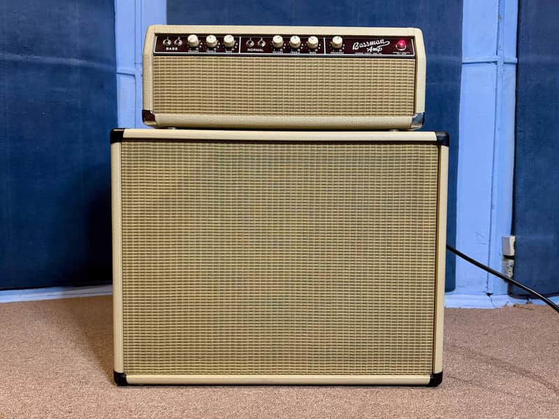 Marsh Blondie 6l6 Bassman Blonde Brownface 2x12 Jensen P12Q Alnico Vintage image 1