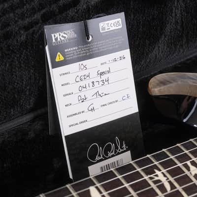 PRS CE 24 Special Electric Guitar, Rosewood Fingerboard, Faded Gray Black image 19
