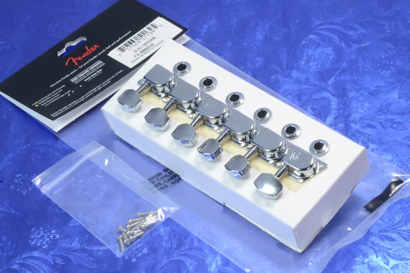 Fender Left Hand Guitar Tuners, '70's F Tuners LH Lefty, 0990822102 image 1