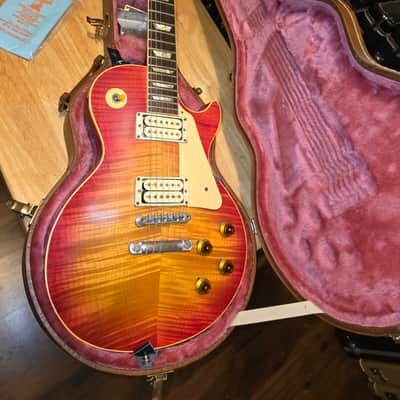 Gibson Les Paul Leo's 59 Reissue 1982 Cherry Sunburst image 2