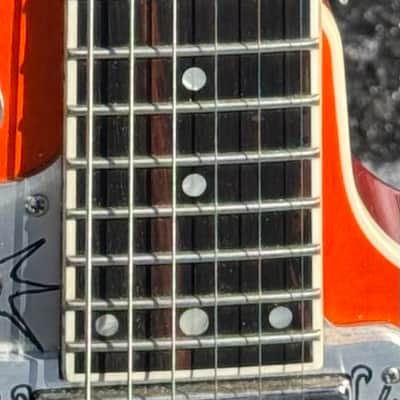 2014 Teye Coyote Single Cut Electric Guitar Orange Flame Maple Les Paul image 3