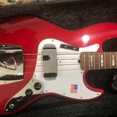 Fender 50th Anniversary Jazz Bass with Matching Headstock 2010 - Candy Apple Red image 2