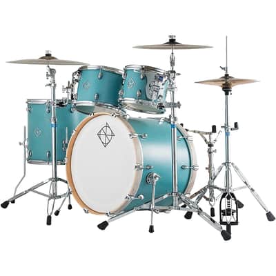 Dixon Cornerstone Maple 4pc Shell Pack Quetzal Blue, Mint image 2