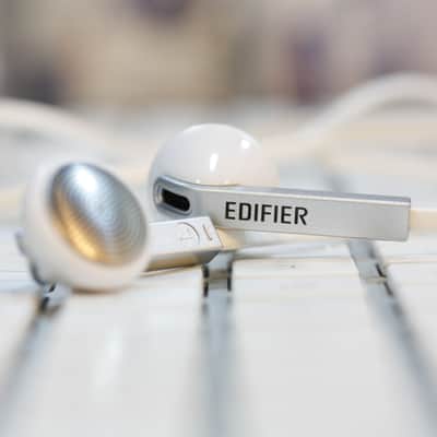 Edifier H190 Premium Earbuds - Classic Style Earbud Headphones - White image 6