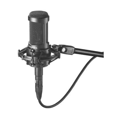 Audio Technica AT2035 Cardioid Condenser Microphone Custom Includes Shock Mount