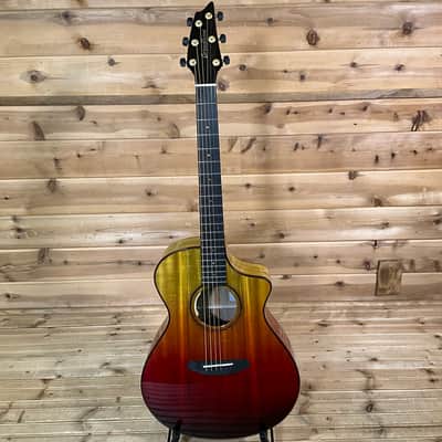 Breedlove Oregon Concert CE LTD Acoustic Guitar - Tequila Sunrise image 2
