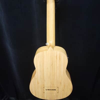 Kala UBASS-BMB-FS Solid Bamboo Fretted U-Bass - Natural image 5