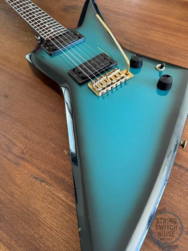 Aria Pro II, Explorer Guitar, ZZ Deluxe, Blue Black Burst, | Reverb