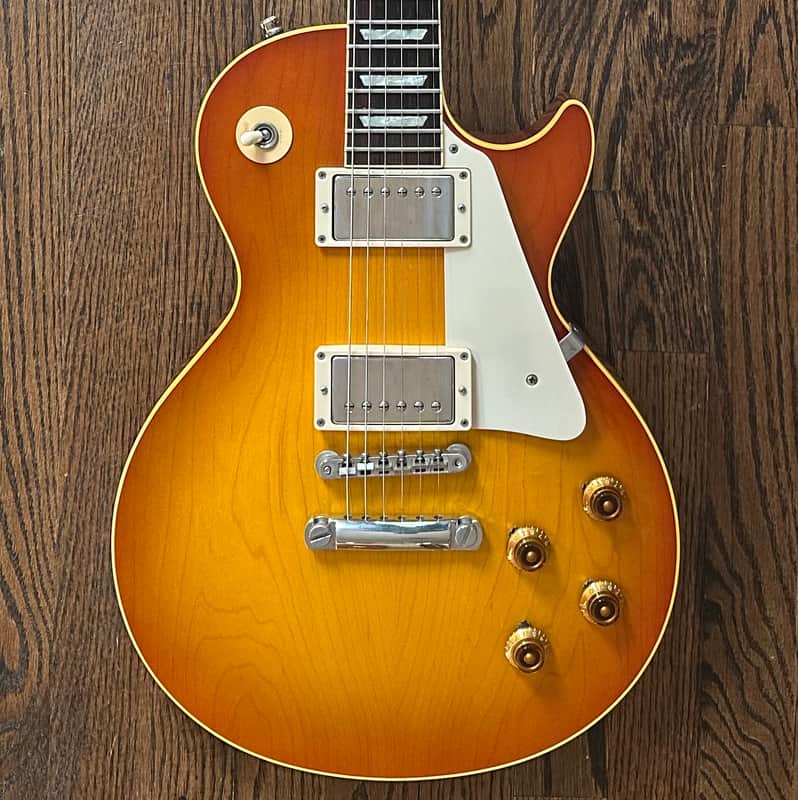 RARE! 1999 Gibson Custom Shop Historic 40th Anniversary ‘59 Les Paul Standard Reissue R9 PLAIN TOP! w/ OHSC & COA image 1