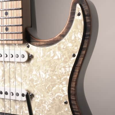 Suhr Standard Pro Electric Guitar - Trans Blue Denim Slate, incl. Original Deluxe Gigbag image 7