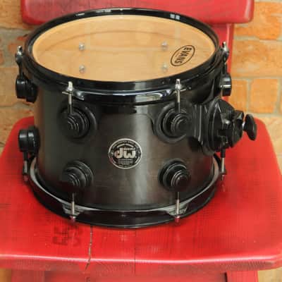 DW Collector's 10"x 8" tom ebony stain image 1