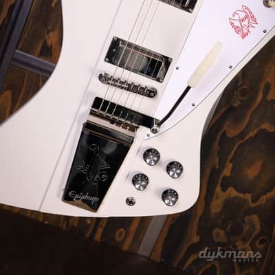 Epiphone 1963 Firebird V Maestro Vibrola Polaris White image 3