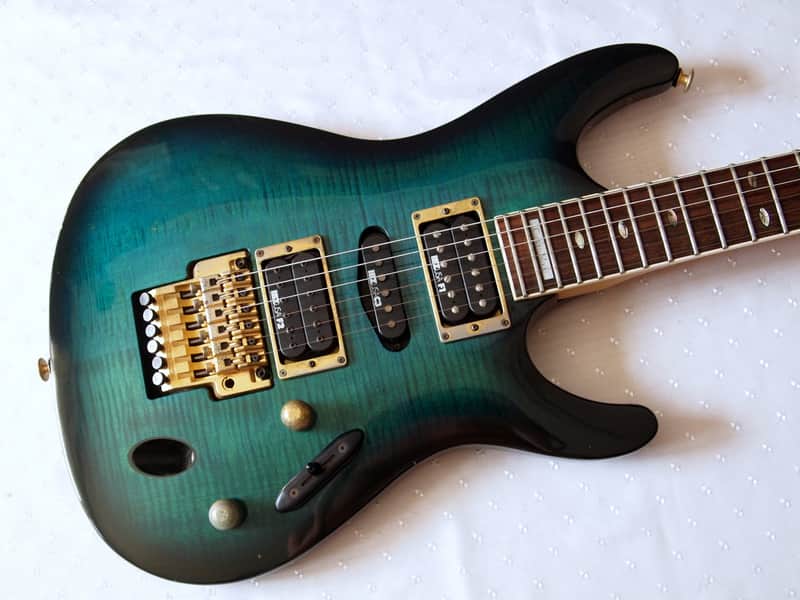 Ibanez S 540 FMTTS 'Custom Made' 1993 Transparent Green | Reverb