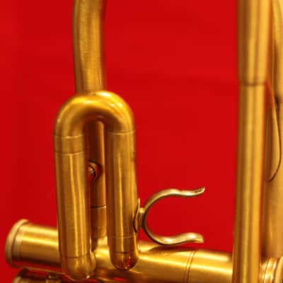 Yamaha YTR-636 Trumpet - Brushed with Gold Epoxy Lacquer Finish