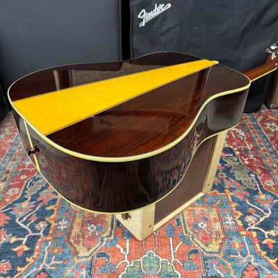 Morris D41 Style X-Braced Dreadnought Model W50 Jacaranda MIJ - 1970's image 19