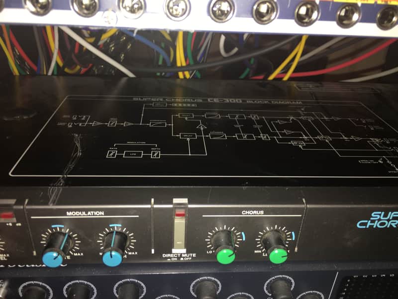 Boss CE-300 Super Chorus rack unit W/ rack ears - same as Juno 106 image 1