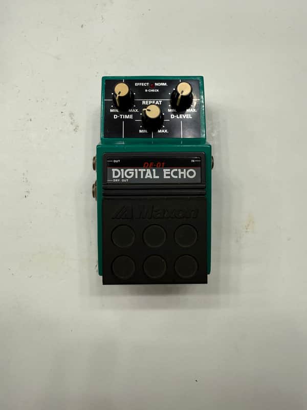 Maxon DE-01 Digital Echo Delay Vintage Guitar Effect Pedal MIJ Japan image 1