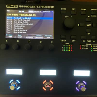 Fractal Audio FM3 Amp Modeler / FX Processr 2020 - 2022 - Black MK I image 2