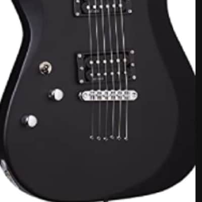 Schecter C-6 Deluxe Left Handed Solid-Body Electric Guitar Satin Black image 6