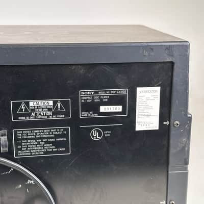 Sony CDP-CX100S CD Changer 100 Disc Player image 11