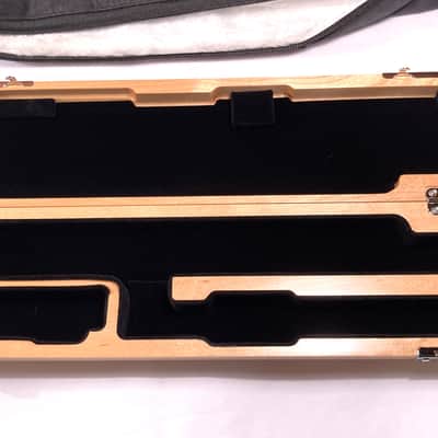 Light Color Wood French Case for C Foot Flute-with Plush Cover-Fits Most Models! image 3