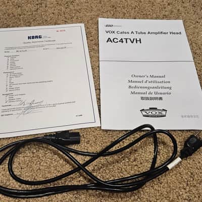 Vox AC4TVH 4-Watt Guitar Amp Head 2010 - Tan image 8