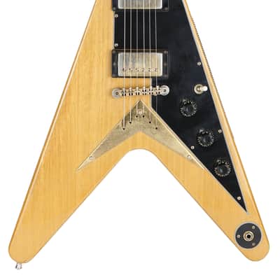 1983 Gibson Heritage Series Flying V Korina Antique Natural image 2