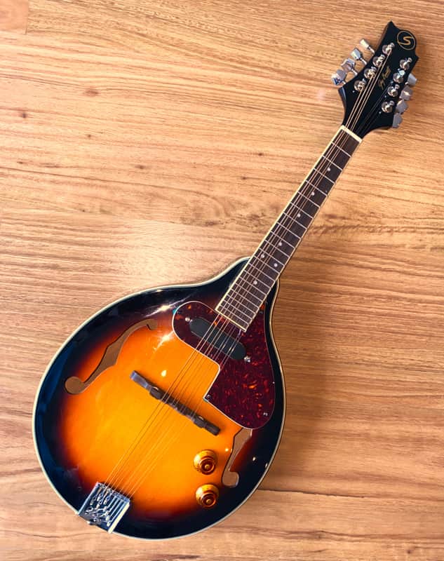 Mandolin 8 String Stunning Vintage Sunburst by Samick Greg Bennett WITH Pickup! image 1