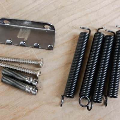 Fender American Deluxe Stratocaster Bridge 2006 2-Point Tremolo with Block Saddles USA w/ Springs, Claw, Posts, Screws image 2