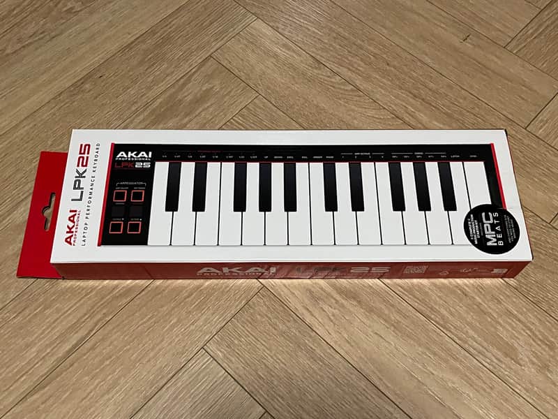 Akai LPK25 MKII 25-Key MIDI Controller 2022 - Present - Black image 1