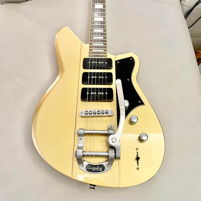 2010s Reverend Warhawk 390 with Bigsby Lakeshore Gold
