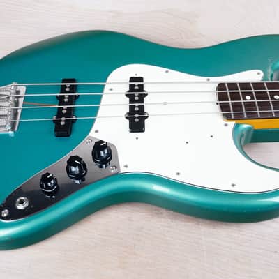 Fender JB-62 Jazz Bass Reissue CIJ 2003 Ocean Turquoise Metallic OTM Japan w/ Bag image 4