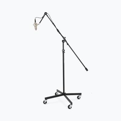 On-Stage SB96 Tripod Studio Mic Boom with 7" Mini Boom Extension and Casters image 7