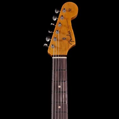 Fender Custom Shop 1961 Stratocaster Heavy Relic Aged Olympic White R121547 image 7
