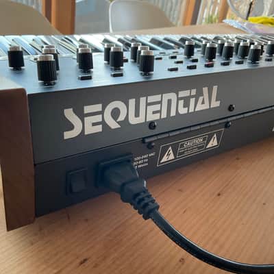 Sequential Prophet-6 49-Key 6-Voice Polyphonic Synthesizer 2018 - 2020 - Black with Wood Sides image 11