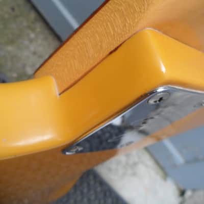 1969 Fender Mustang Custom Orange with racing stripes Excellent image 15