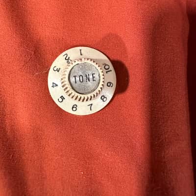 Vintage Fender Jazzmaster 1965-66 - White Tone Knob image 1