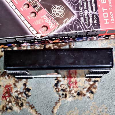 Radial Tonebone Hot British Tube Overdrive 2010s - Red with Power Supply image 8