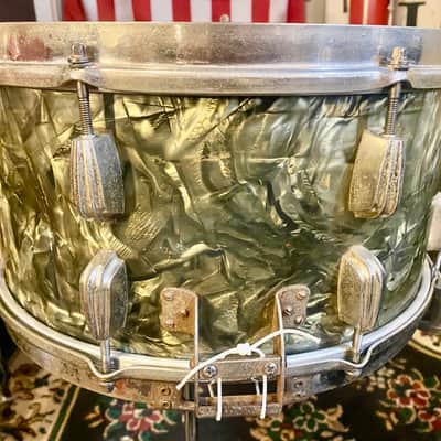 Slingerland 1940s, “Hollywood Ace” 7”x14” Radio King, Black Diamond Pearl - Awesome Solid 1-Ply ~Maple Shell~ image 3