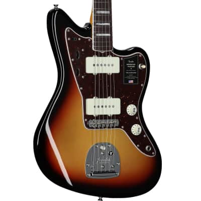 Fender American Vintage II 1966 Jazzmaster Electric Guitar (with Case), 3-Color Sunburst image 1